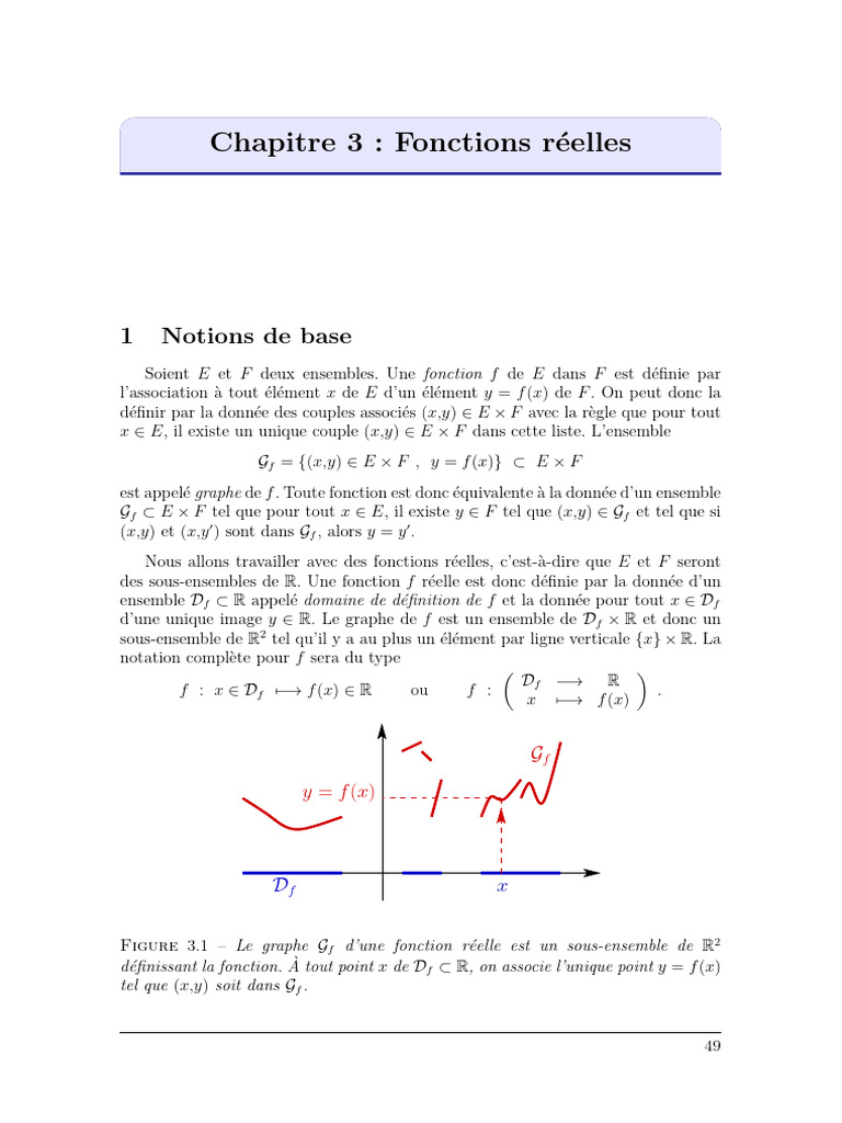 Introduction aux Fonctions Réelles | PDF | Fonction monotone | Limite ...