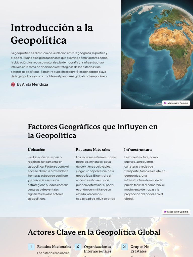 Introducción a la Geopolítica Moderna | PDF | Geopolítica | China