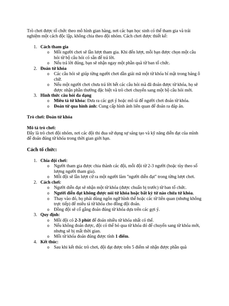 Minigame | PDF
