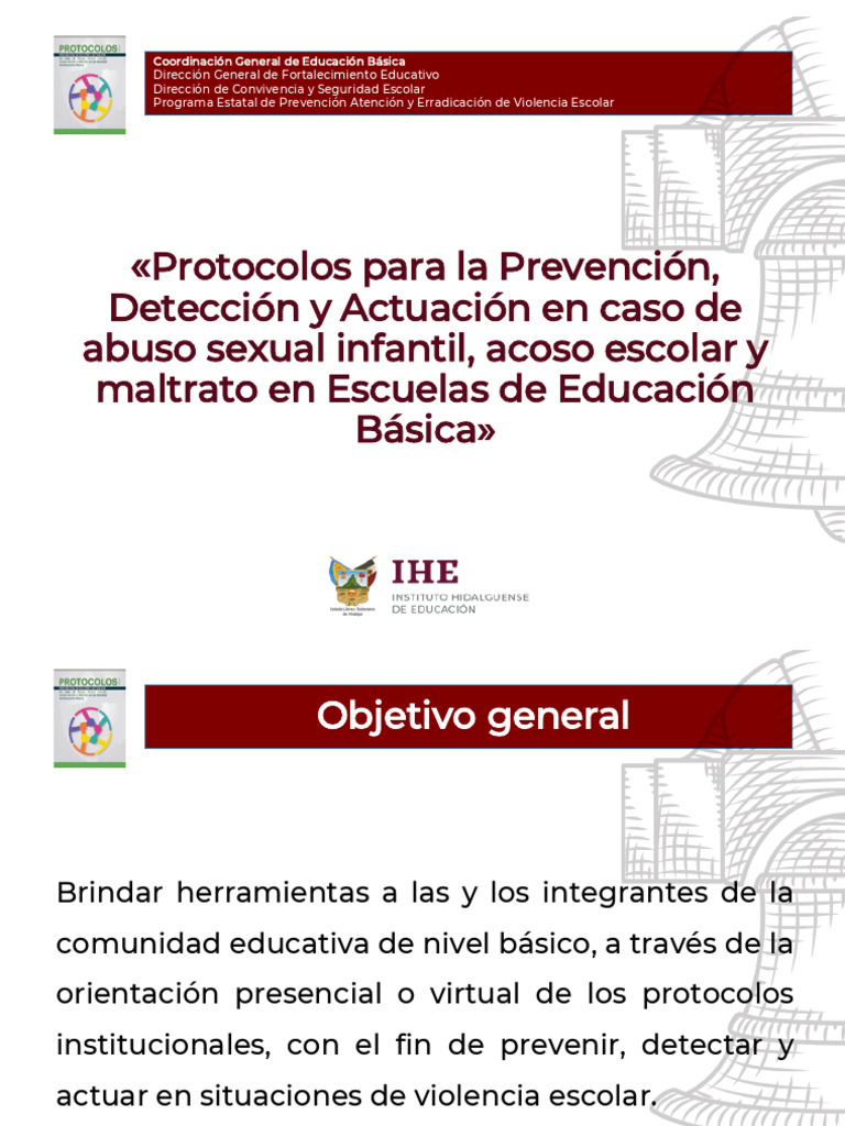Protocolo de Prevención de Violencia Escolar | PDF | Abuso infantil ...