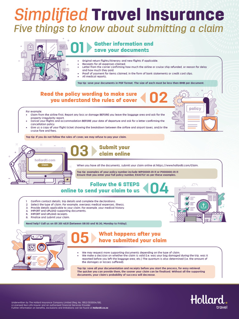 Submitting a Travel Insurance Claim Guide | PDF