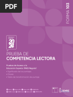 Clavijero PAES Competencia Lectora 2026 | PDF