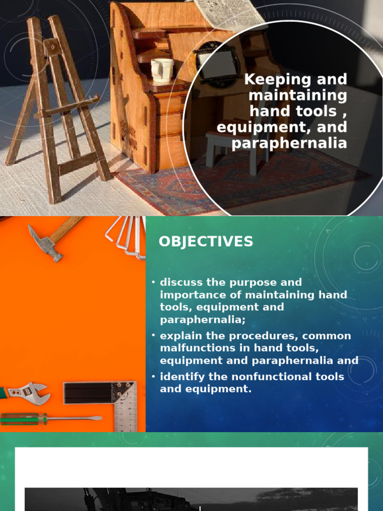 04 MaintainingHandTools | PDF | Tools | Hazards