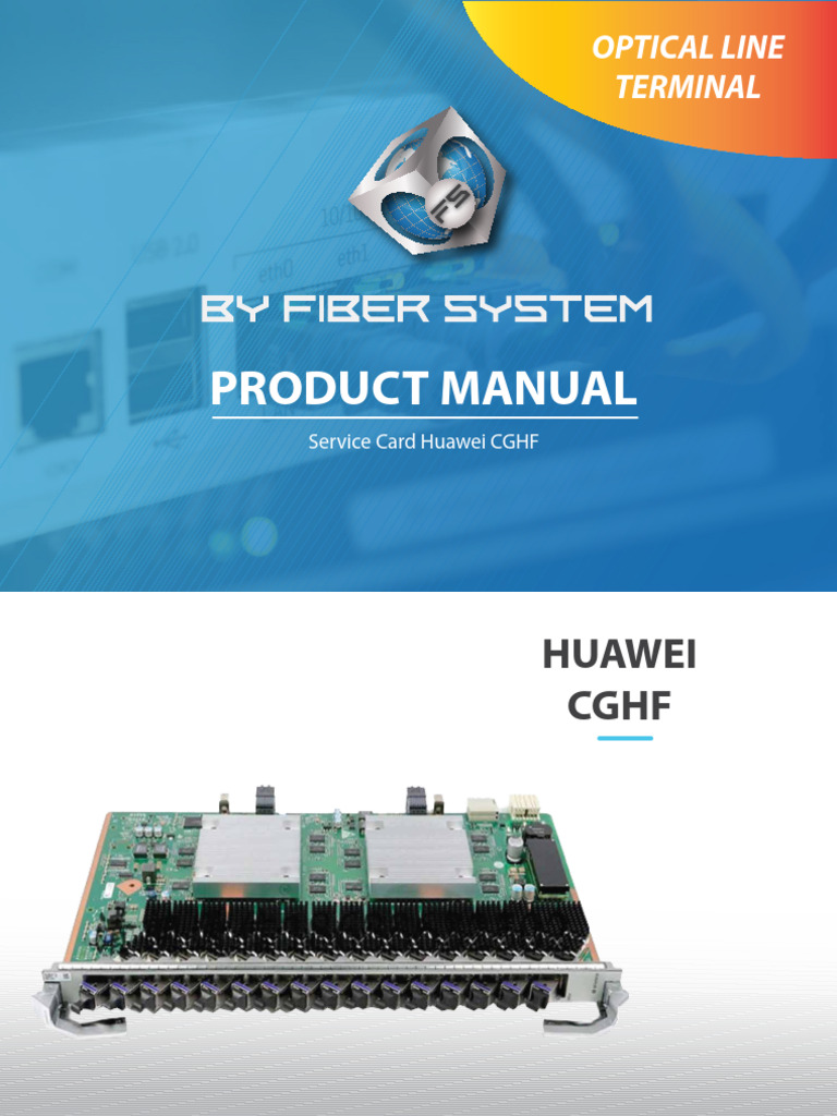 Huawei CGHF Service Card Overview | PDF | Computer Science ...