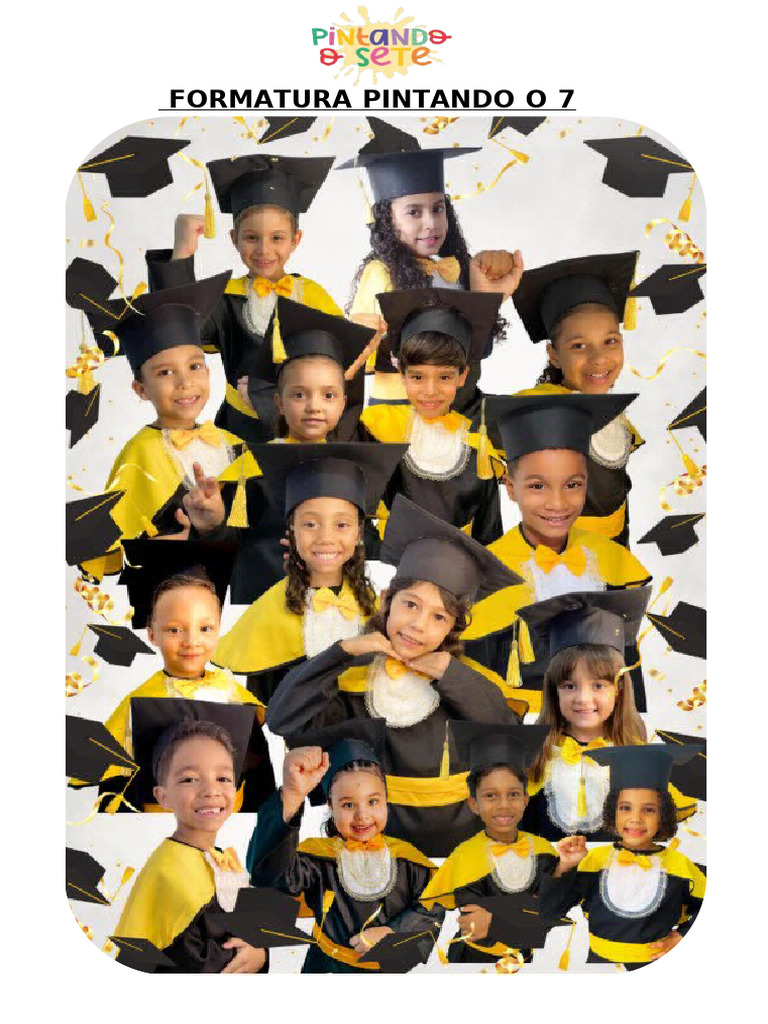 Roteiro - para - Cerimonial - de - Formatura - de - Educação - Infantil |  PDF | Amor | Aprendizado, image size:768x1024