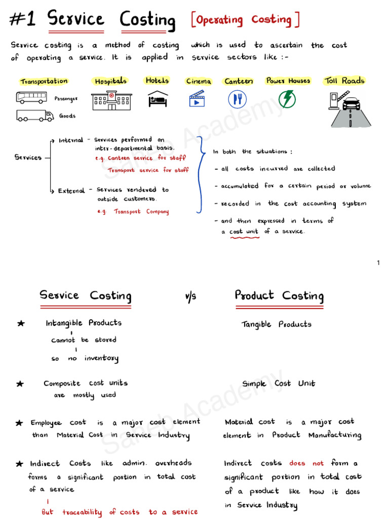Service Costing in Transportation | PDF | Depreciation | Bus
