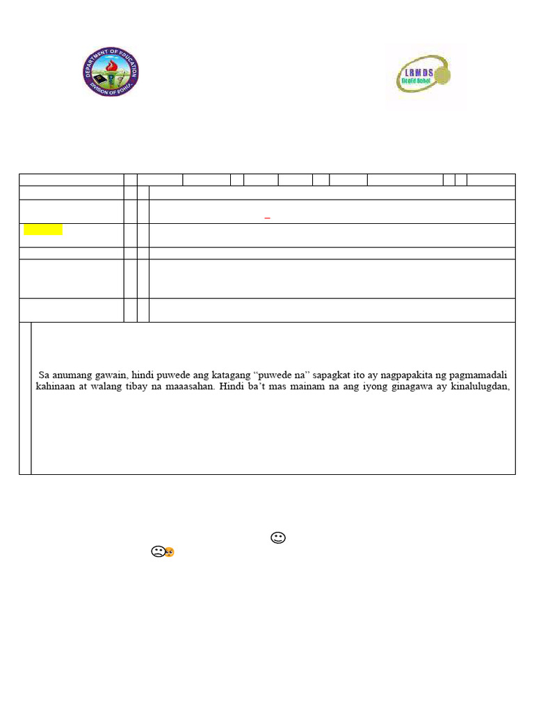 EsP6 - Q3 - LAS - WK 4 | PDF