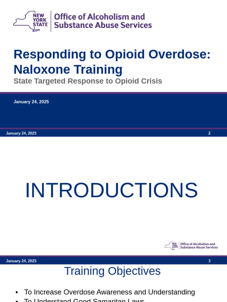 Naloxone Training for Opioid Overdose Response | PDF | Opioid | Naloxone