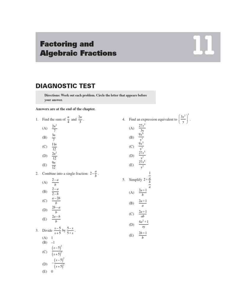 ABC Factoring and Simplifying Fractions | PDF | Division (Mathematics ...