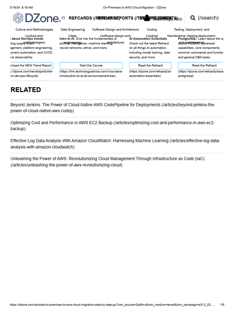 AWS Cloud Migration Guide | PDF | Cloud Computing | Amazon Web Services