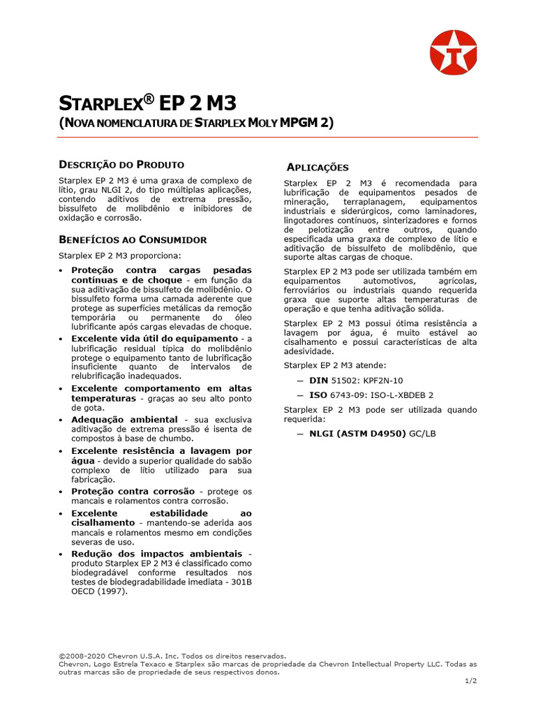 BT - Starplex Ep 2 M3 - 414195 - Rev 050723 PT 2 | PDF | Molibdênio | Lítio