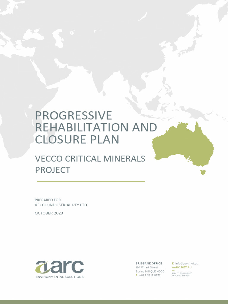 A Ea New 100522946 Appendix PRC Plan | PDF | River | Mining