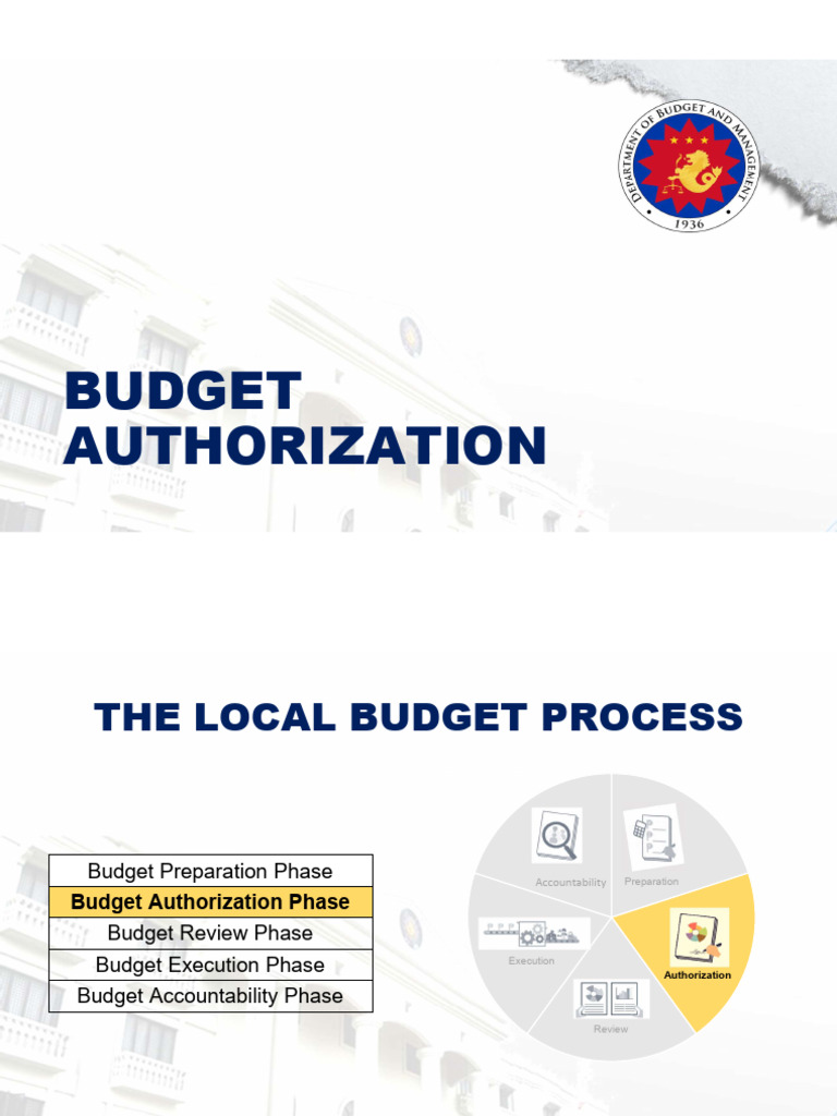 Annual Budget Authorization Process | PDF | Appropriations Bill (United ...
