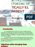 Monitoring of Critically Ill Patient