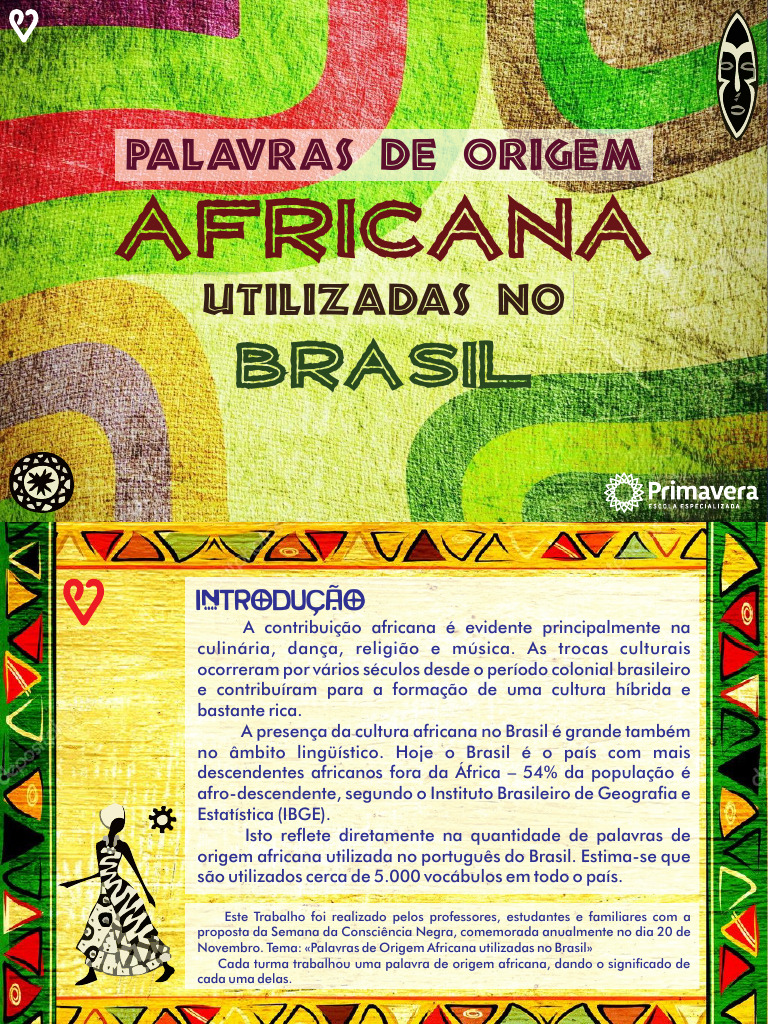 Palavras Africanas no Português Brasileiro | PDF | Brasil | África