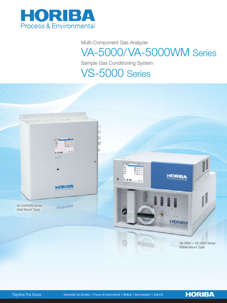 VA-5000 Multi-Component Gas Analyzer | PDF | Programmable Logic ...