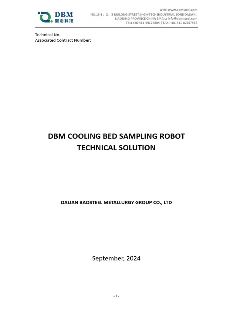 Cooling Bed Sampling Robot Solution | PDF | Programmable Logic ...