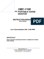 OMC 1108 Manual