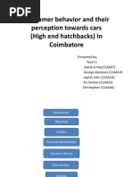 Download Consumer Behavior Towards Four Wheelers by Visruth K Ananad SN81591462 doc pdf