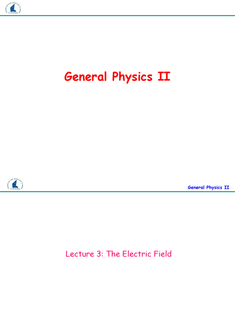 Understanding Electric Fields in Physics | PDF | Electric Field | Force