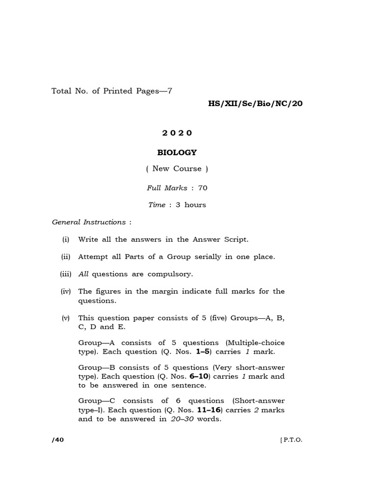 bio 2020 | PDF | Intron | Health Sciences