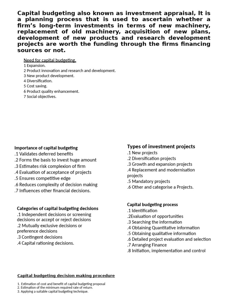 Capital Budgeting | PDF | Capital Budgeting | Depreciation