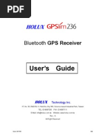 Holux 236 GPS Manual