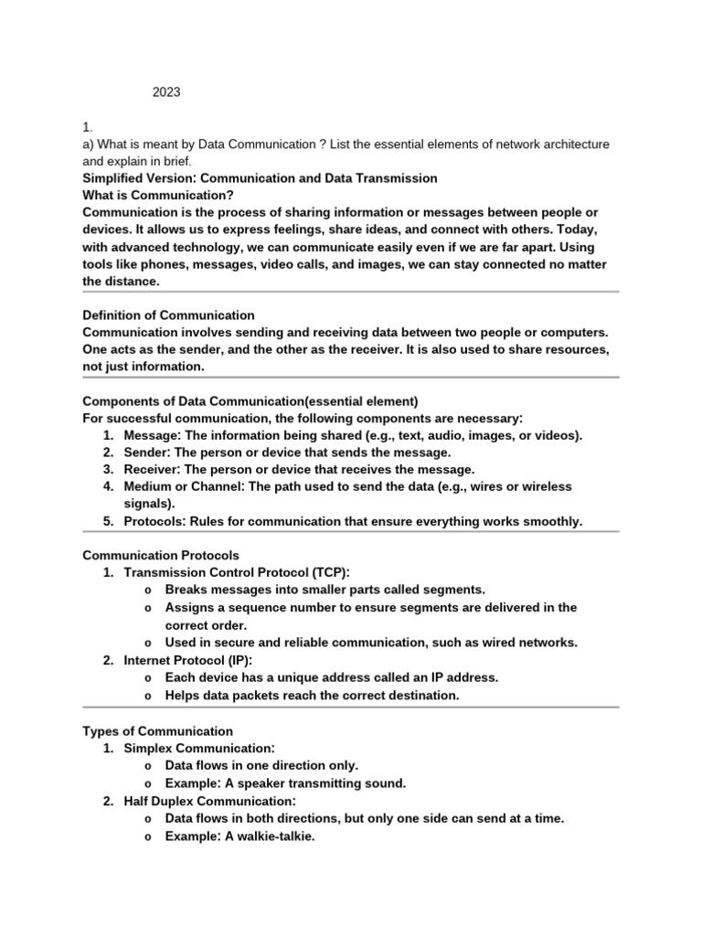 Data Communication and Transmission Media | PDF | Osi Model | Internet ...