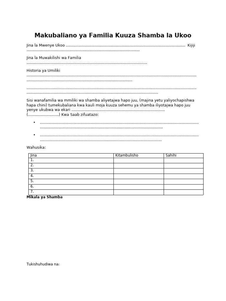 Family Resolution Temp | PDF