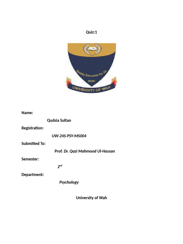 Uw 24S Psy MS 004 (Q1) PDF | PDF | Apa Style | Citation