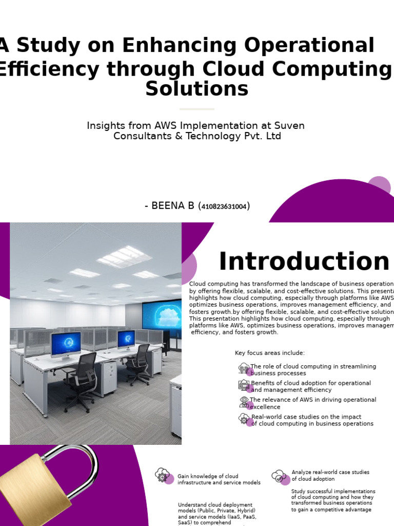 AWS Cloud Solutions for Business Efficiency | PDF | Cloud Computing ...
