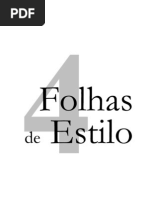 Folhas de Estilo CSS