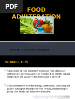Investigatory Project On Food Adulteration - Class 12 Chemistry | PDF ...
