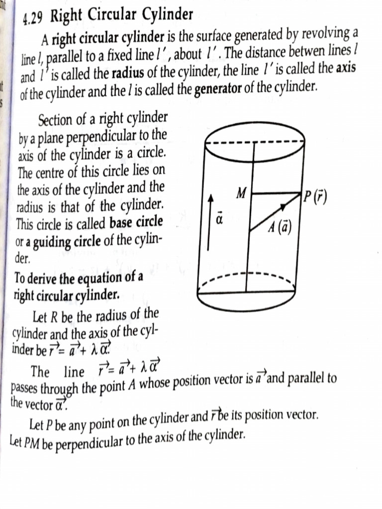 Gk Ranganath Cylinder | PDF | Sphere | Circle