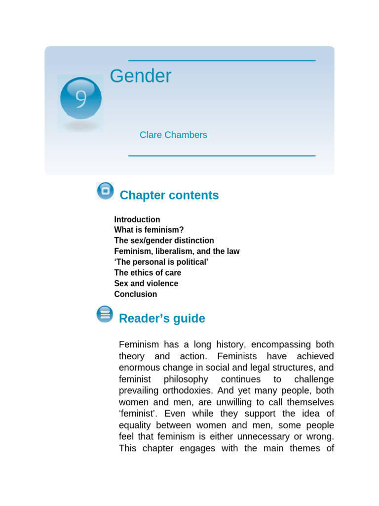 GENDER | PDF | Feminism | Gender Studies