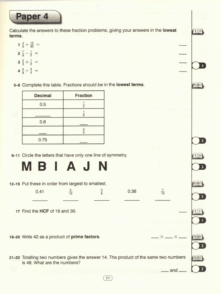 Maths Paper 4 | PDF
