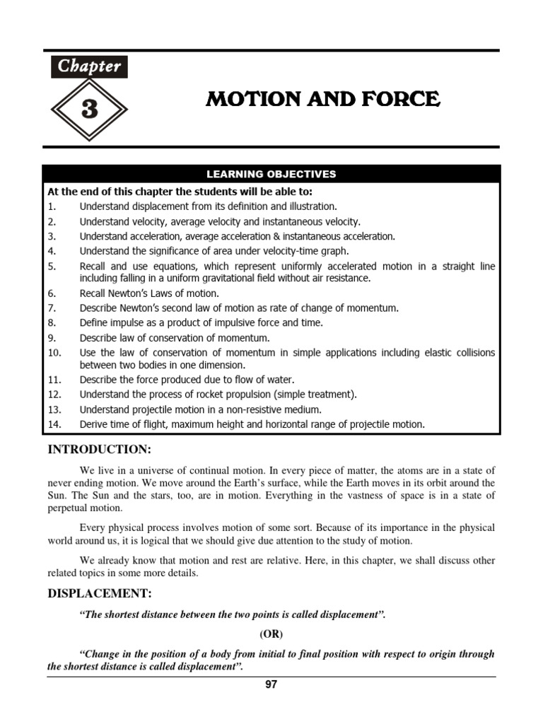 Understanding Motion and Force Concepts | PDF | Acceleration | Rocket