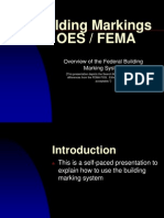 Building Markings Ca Oes / Fema: Overview of The Federal Building Marking System