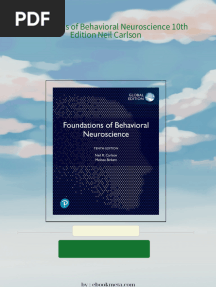 Foundations of Behavioral Neuroscience 10th Edition Neil Carlson all chapter instant download