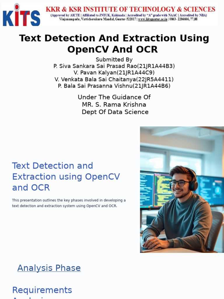 Text Detection with OpenCV and OCR | PDF | Optical Character ...