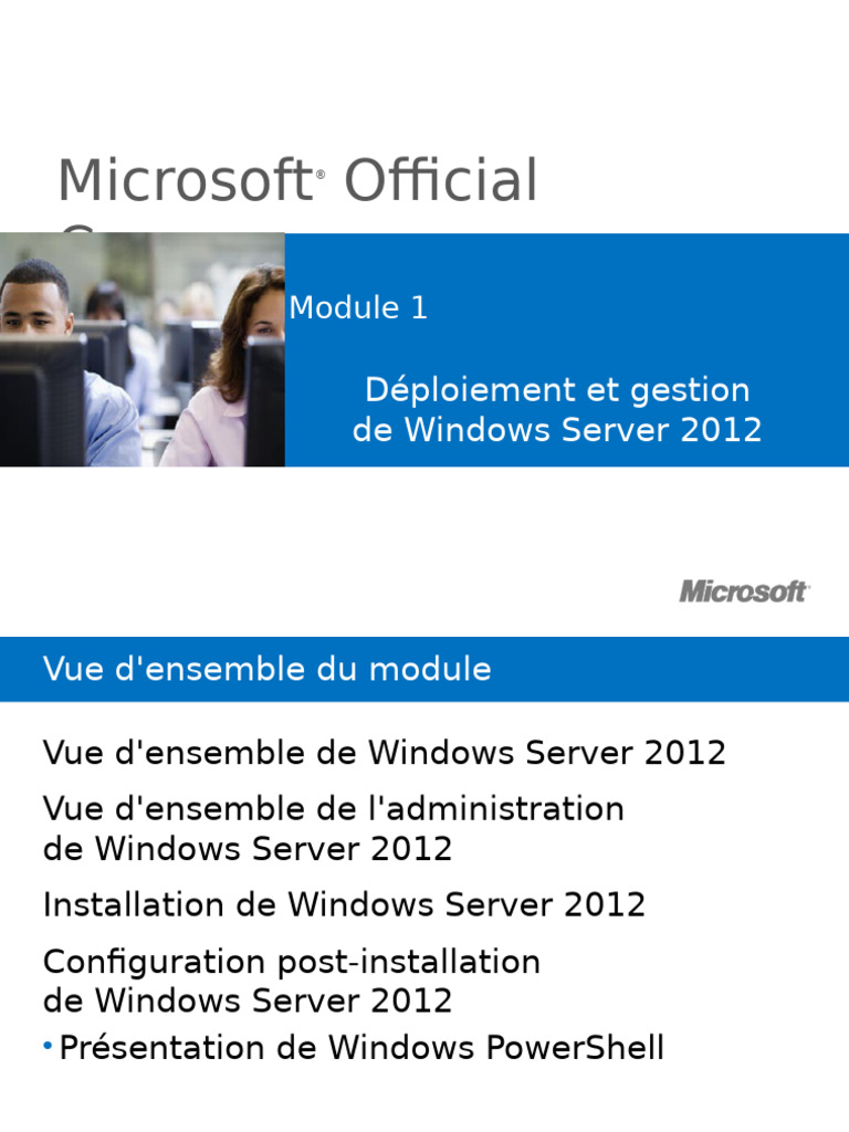 Déploiement de Windows Server 2012 | PDF | Serveur (Informatique ...