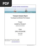 Tow Speed and Bollard Pull Analysis 2010