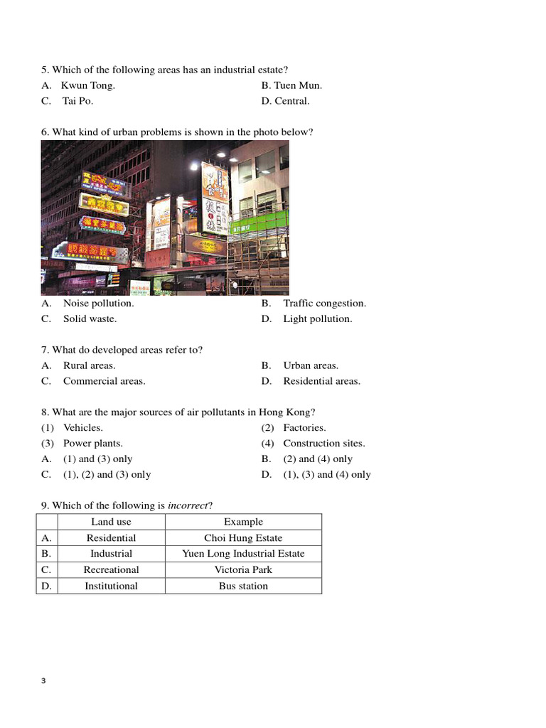 Urban Issues and Land Use in Hong Kong | PDF