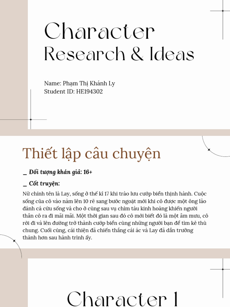 Character: Research & Ideas | PDF