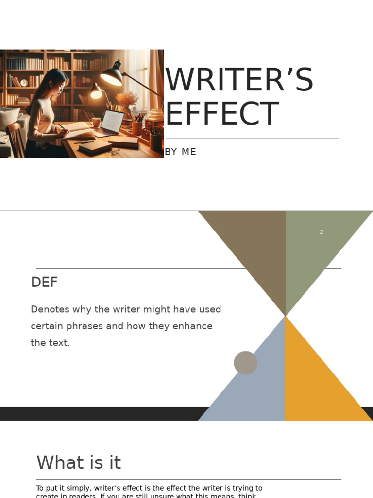 WRITER'S EFFECT by Me | PDF | Experience | Metaphor