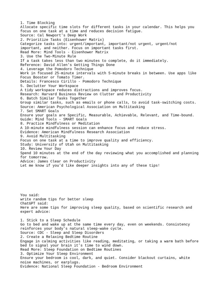 Sleep Pdf Sleep Time Management