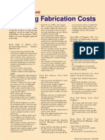 Reducing Fabrication Costs