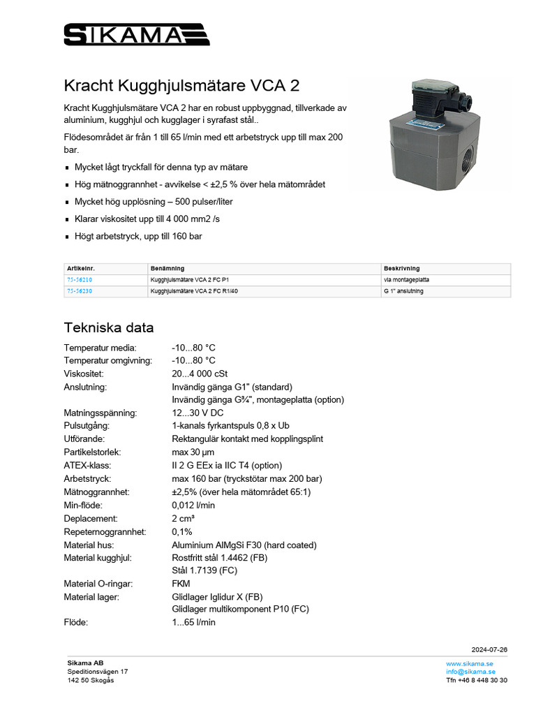 Datablad 2024 07 26 D0777 | PDF