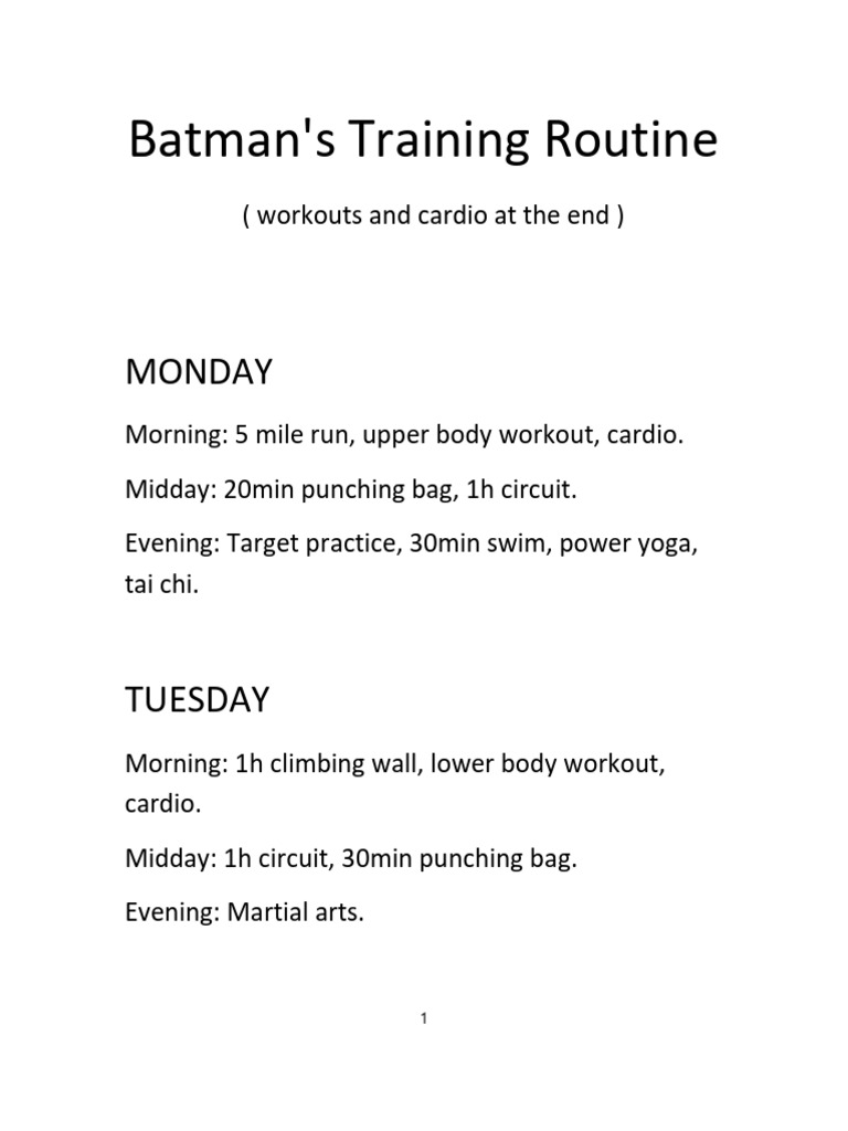 Workout Comics | PDF