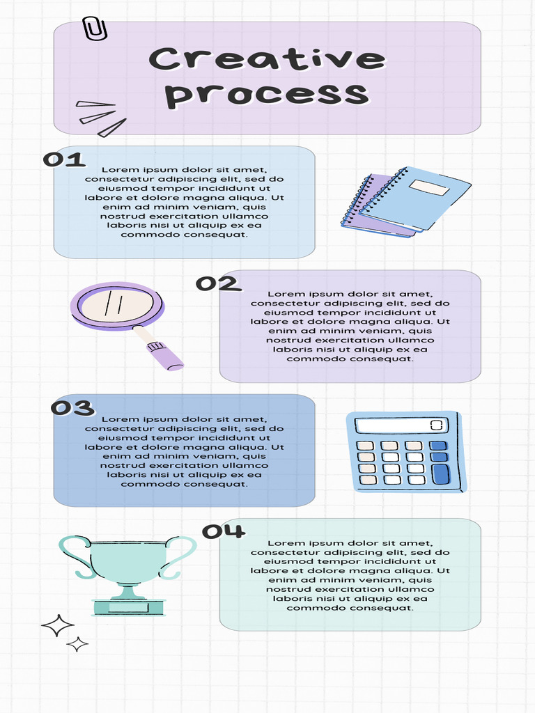 Blue Cute Creative Process Infographic - 20250115 - 173543 - 0000 | PDF